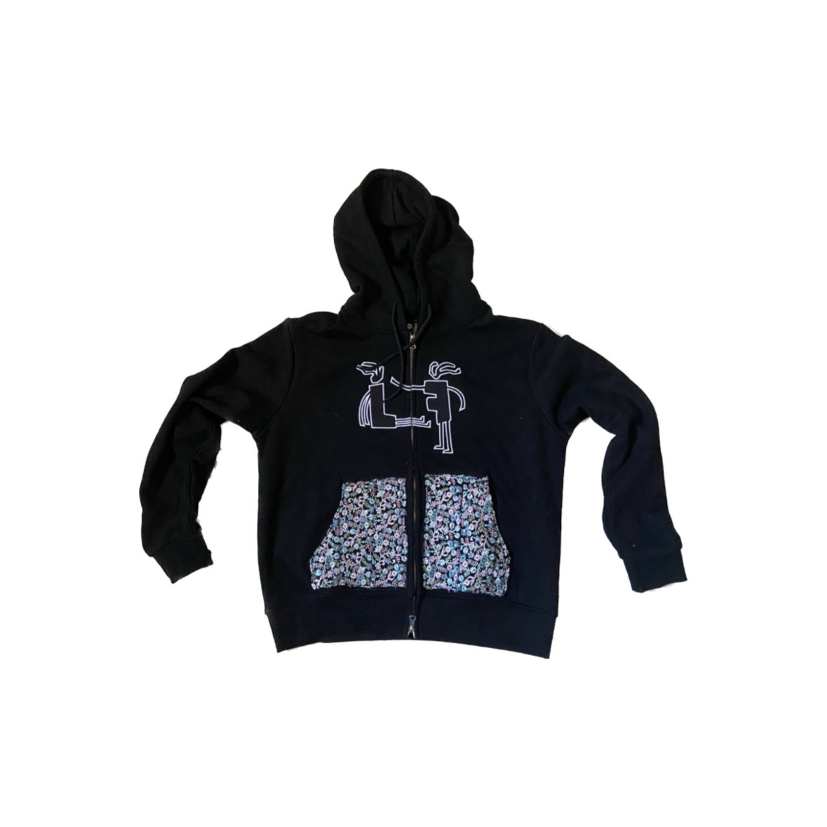 LF purple flowers jacket by skrely