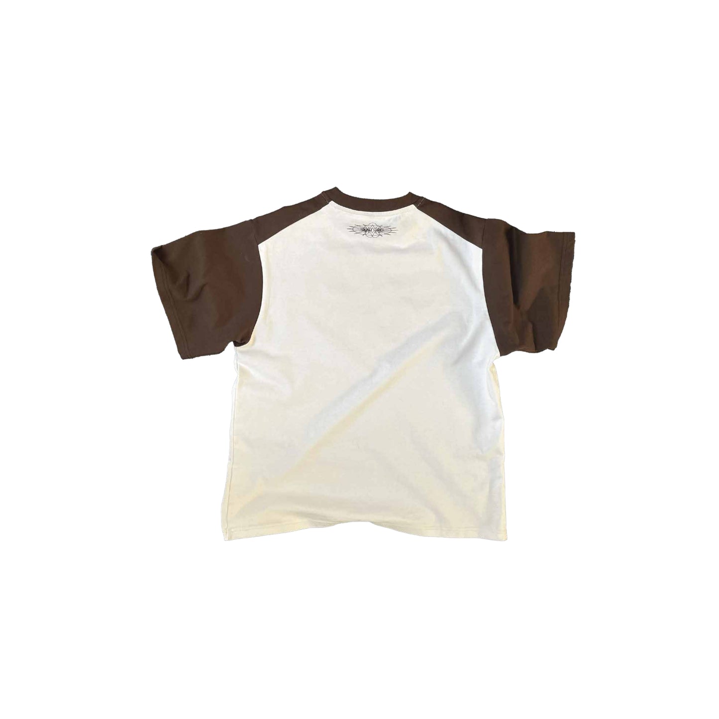 LF WHITE AND BROWN T-SHIRT